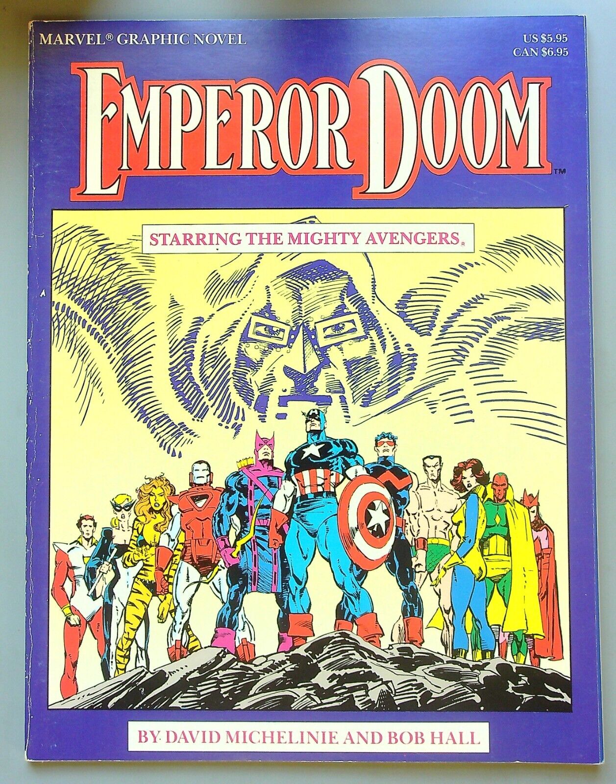 Marvel Graphic Novel: EMPEROR DOOM ~ 1987 ~ AVENGERS FN