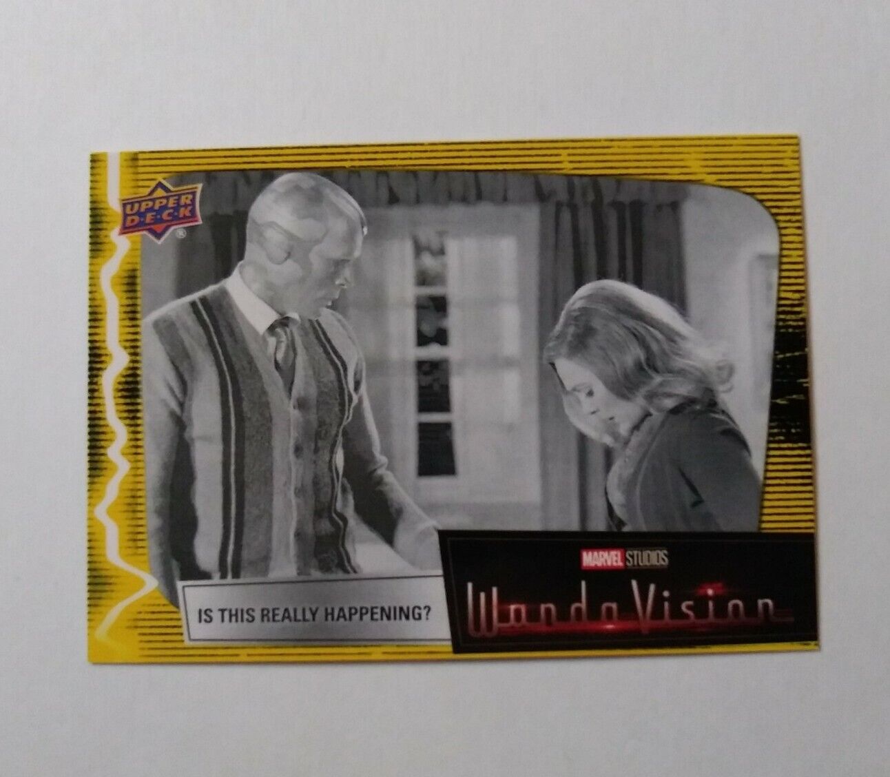2022 Upper Deck WandaVision Is This Really Happenibg? #18 Yellow Parallel