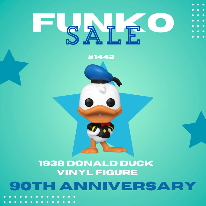 1938 Donald Duck Vinyl Figure #1442 - 90th Anniversary - Funko Pop Disney