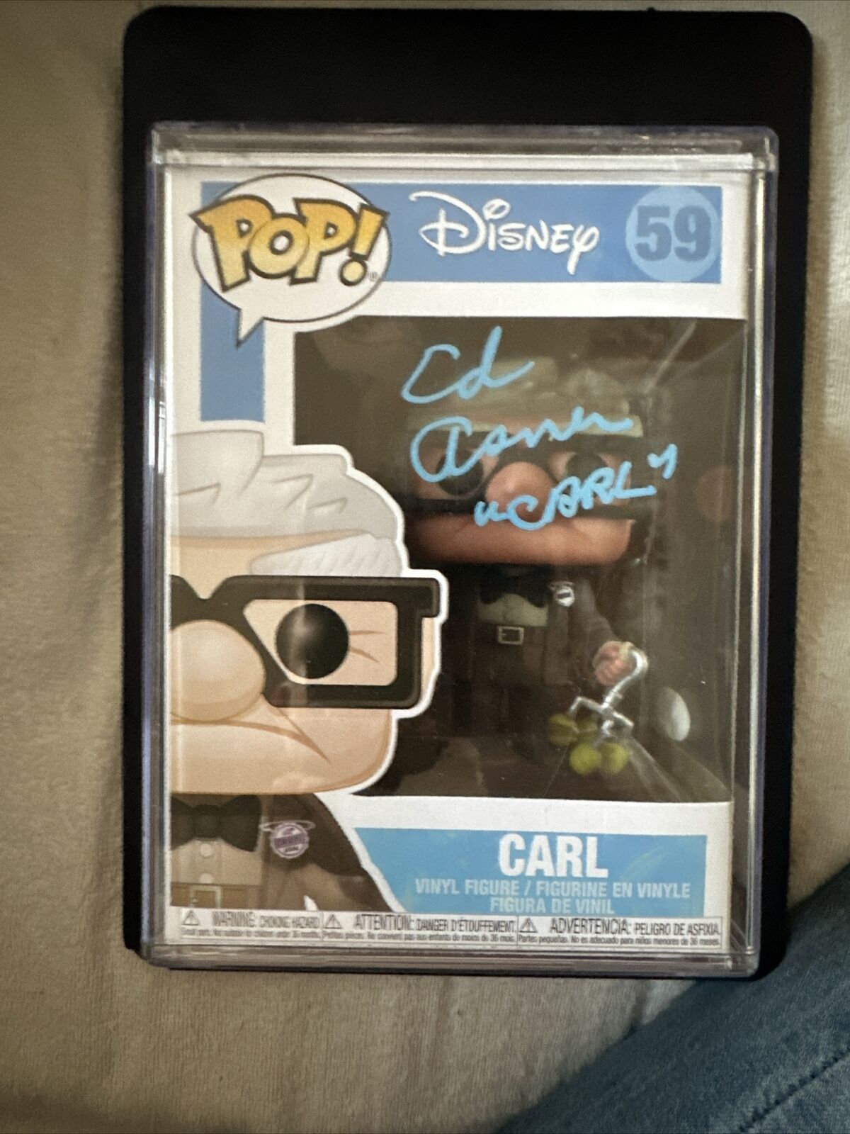 Autographed Carl - Funko POP Disney #59 Mr. Frederickson In Box Series 5