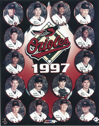 1997 Photo File MLB Baseball Team 8x10 in