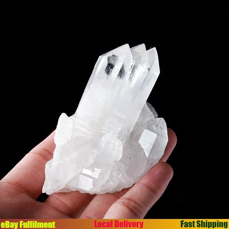 50g AAA Natural White Clear Quartz Cluster Crystal Point Energy Mineral Specimen