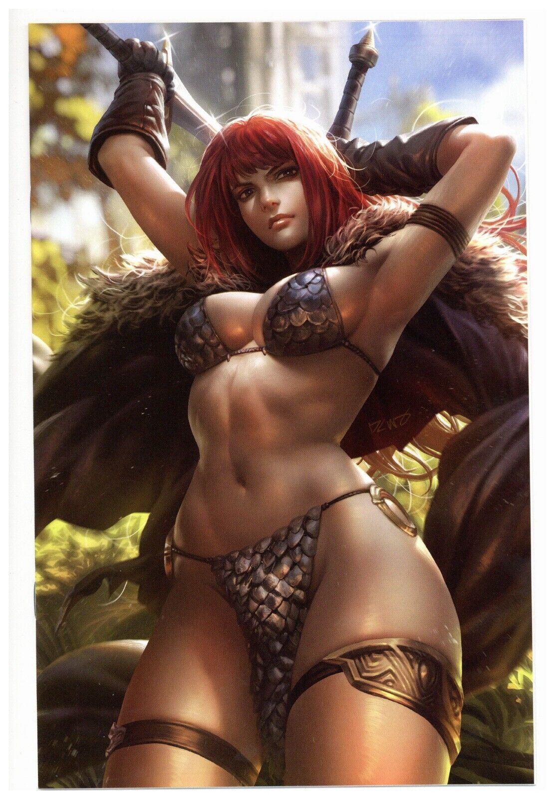 Rare Red Sonja #1 - Derrick Chew Virgin Variant - NM+ or better - Rare and HTF