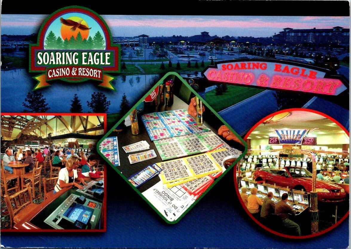 Soaring Eagle Casino & Resort Mt. Pleasant Michigan MI Postcard ~ Ships FREE