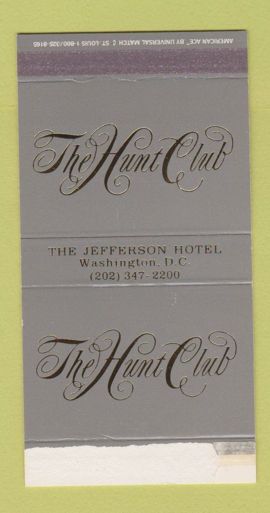 Matchbox - The Hunt Club Washington DC