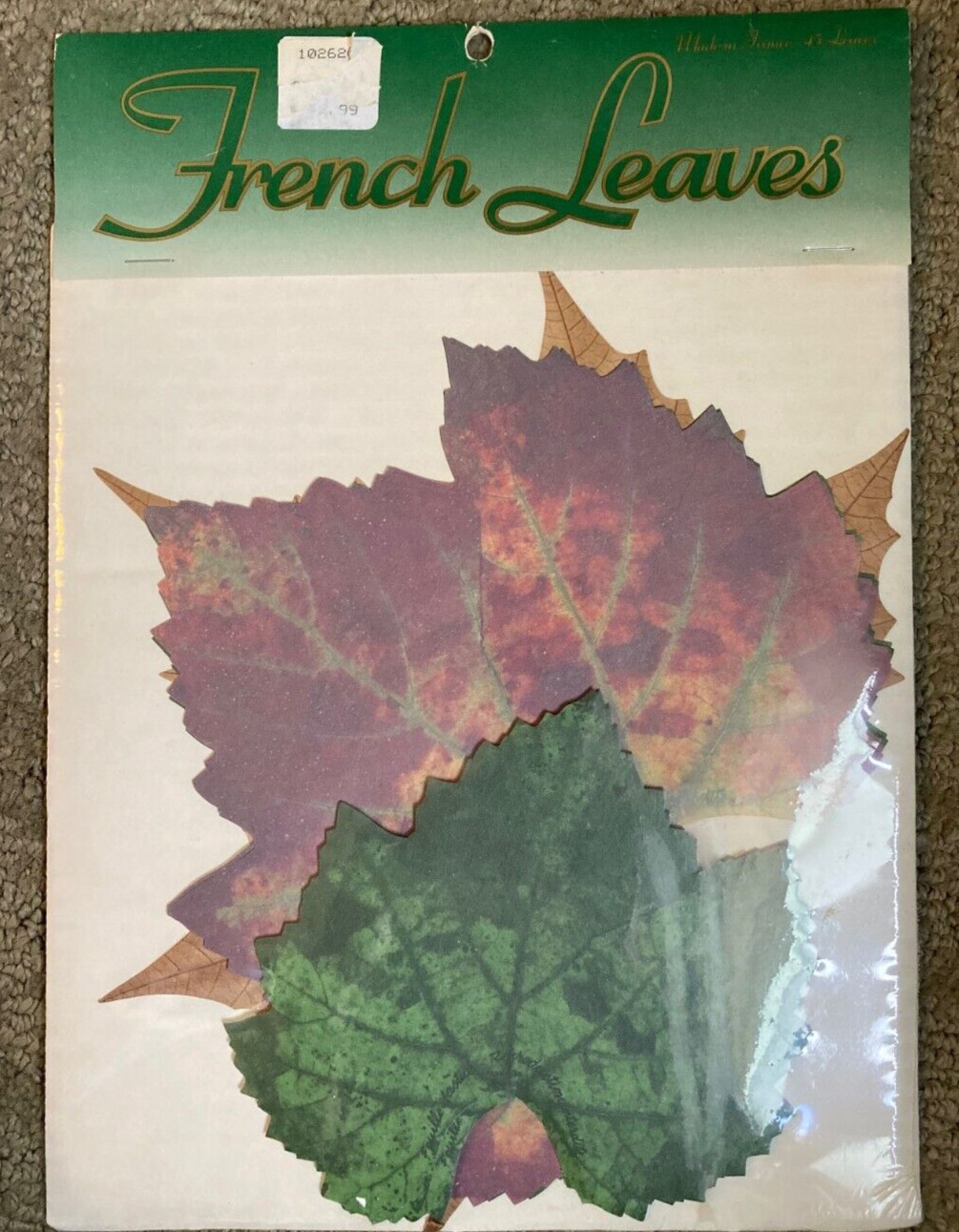 Sisson French Leaves Parchment Paper 45 Count Made in France