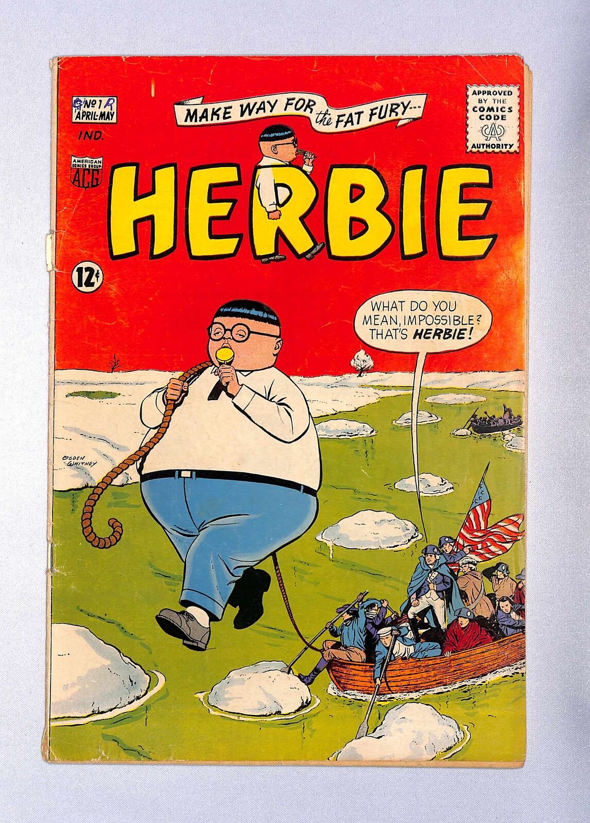 (4571) HERBIE (1964) #1 grade 4 ACG  April-May 1964