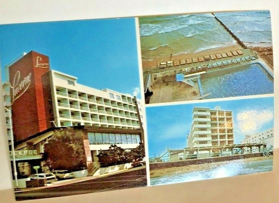 HOTEL LUCERNE ~ Miami Beach ~ Vintage 70\'s Postcard ~ Unposted