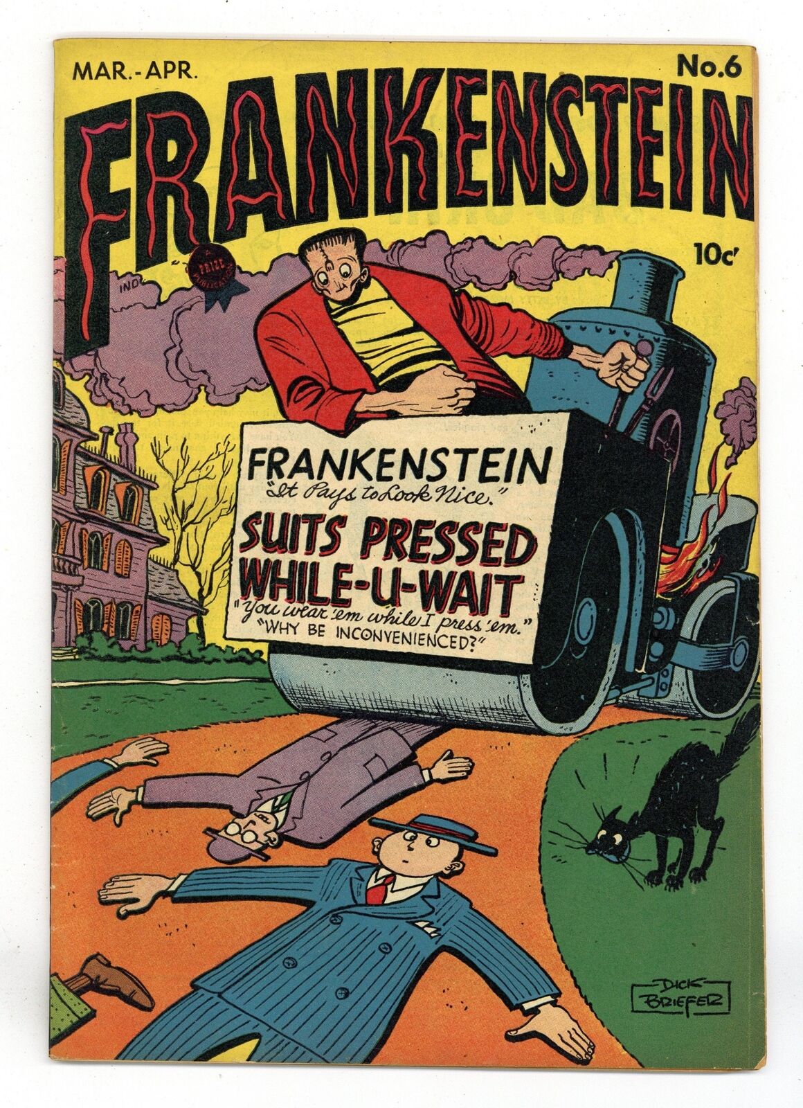 Frankenstein Comics #6 VG 4.0 1947