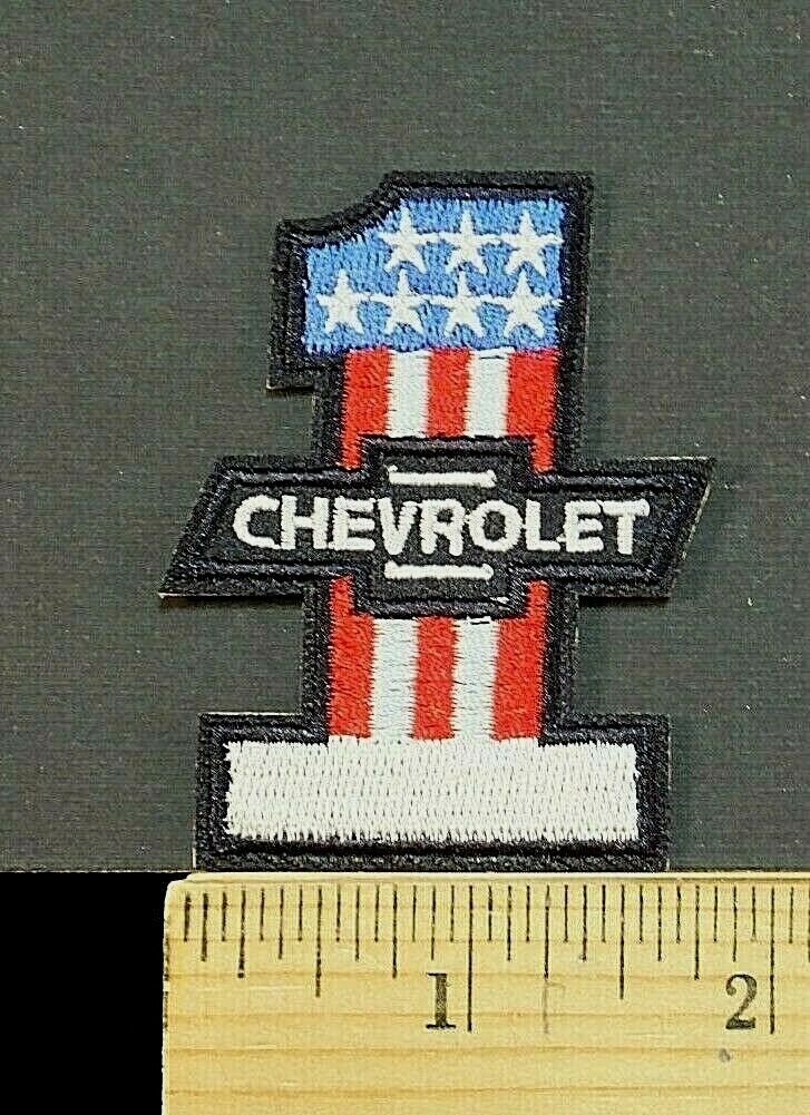  Chevrolet Chevy #1  Iron-On Embroidered Patch 2.5\