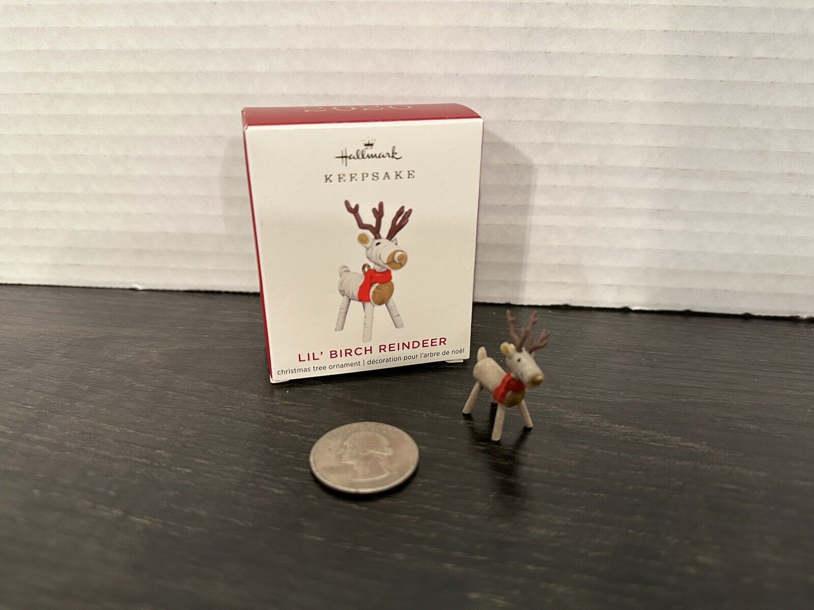 Hallmark Keepsake Lil\' Birch Reindeer Miniature Ornament 2020