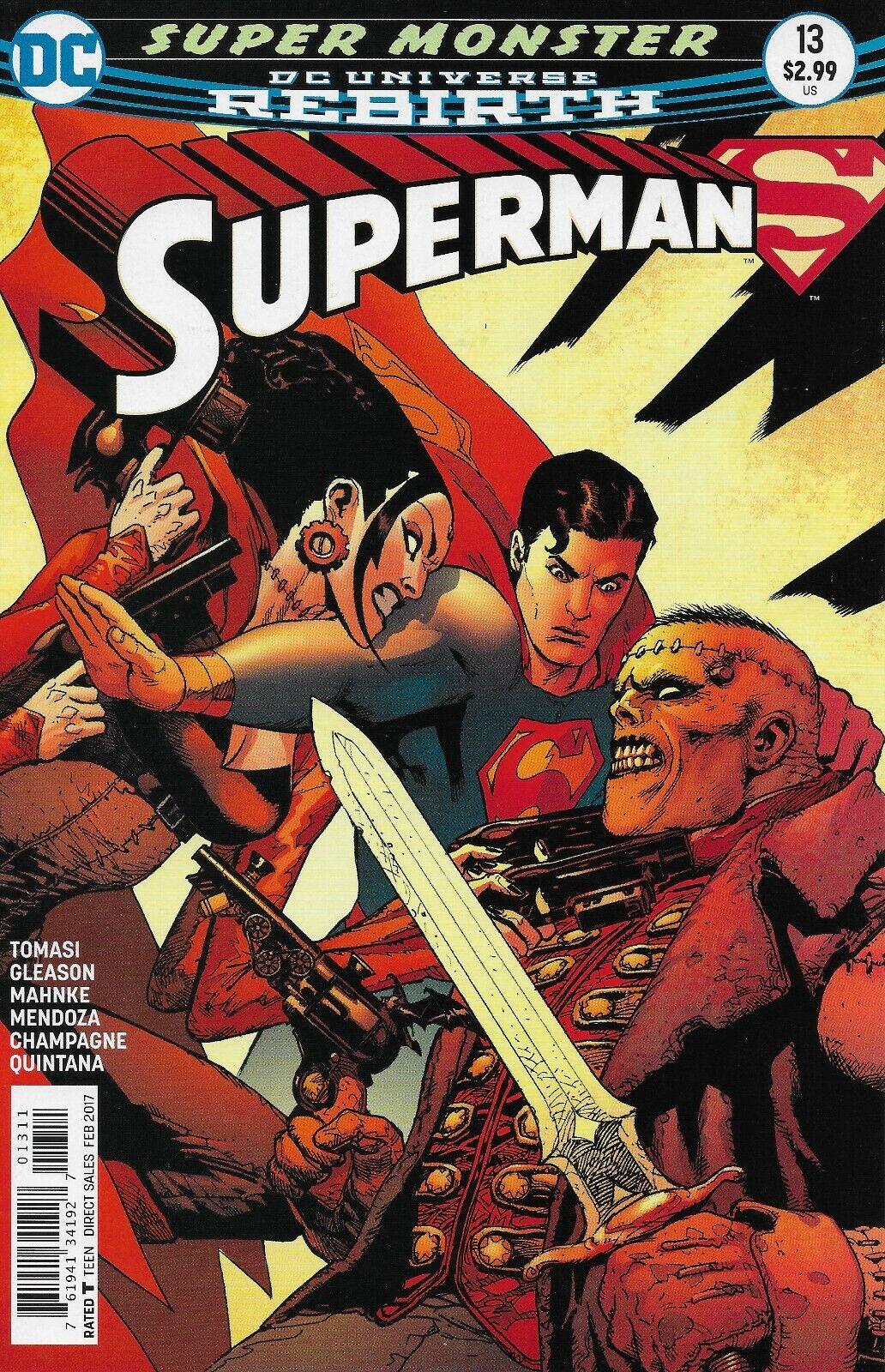 SUPERMAN #13 DC COMICS 2017 BAGGED AND BOARDED