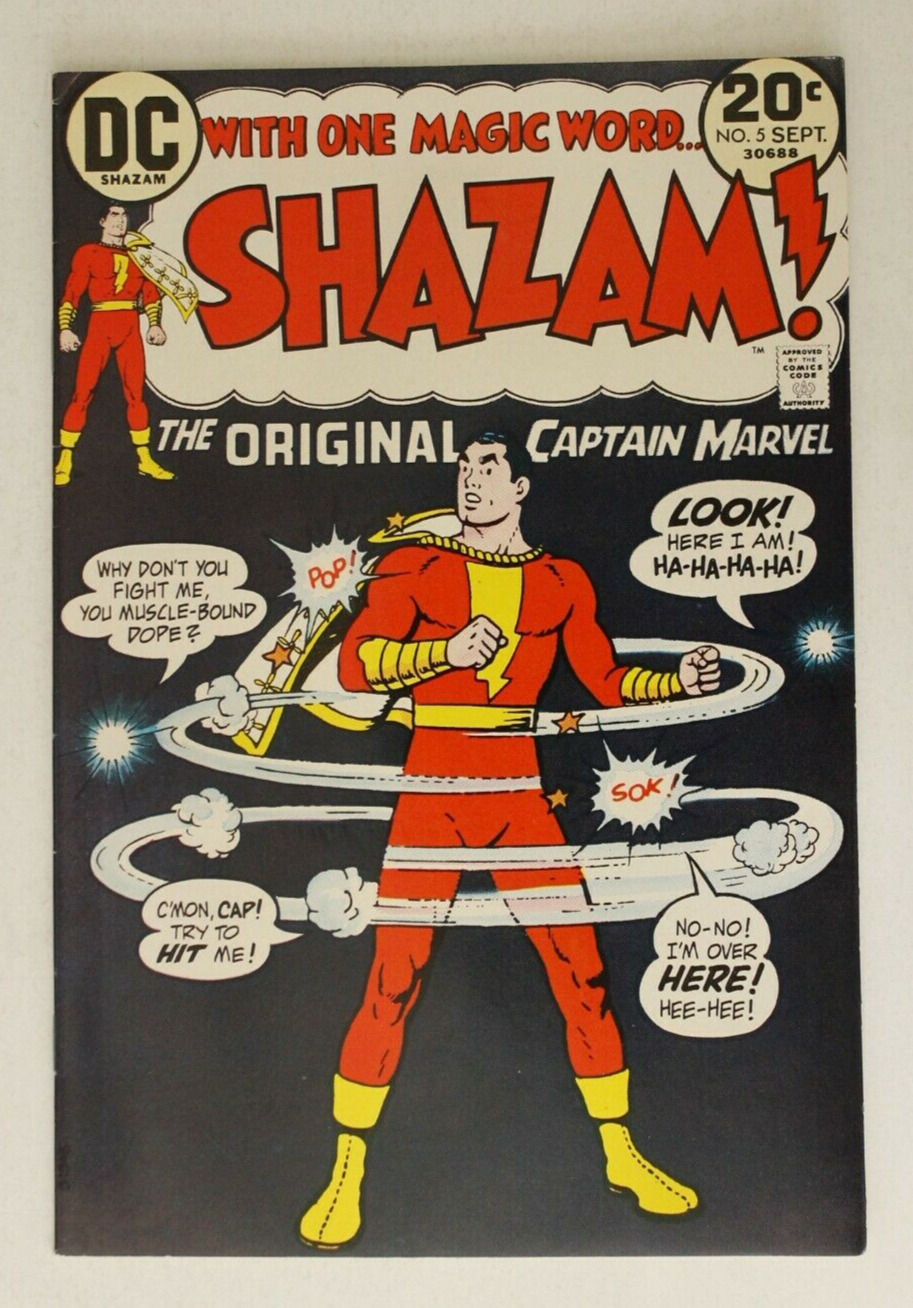 SHAZAM  5    THE ORIGINAL CAPTAIN MARVEL     DC COMICS   BRONZE AGE