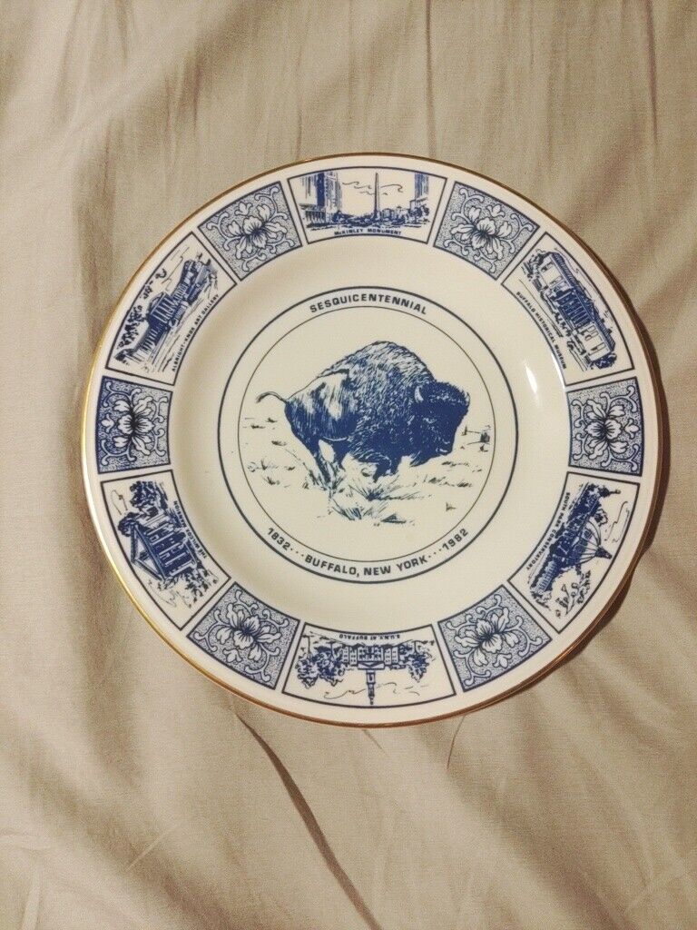 Vintage Buffalo NY Sesquincentennial 150th Commemerative Plate 1832-1982 Collect