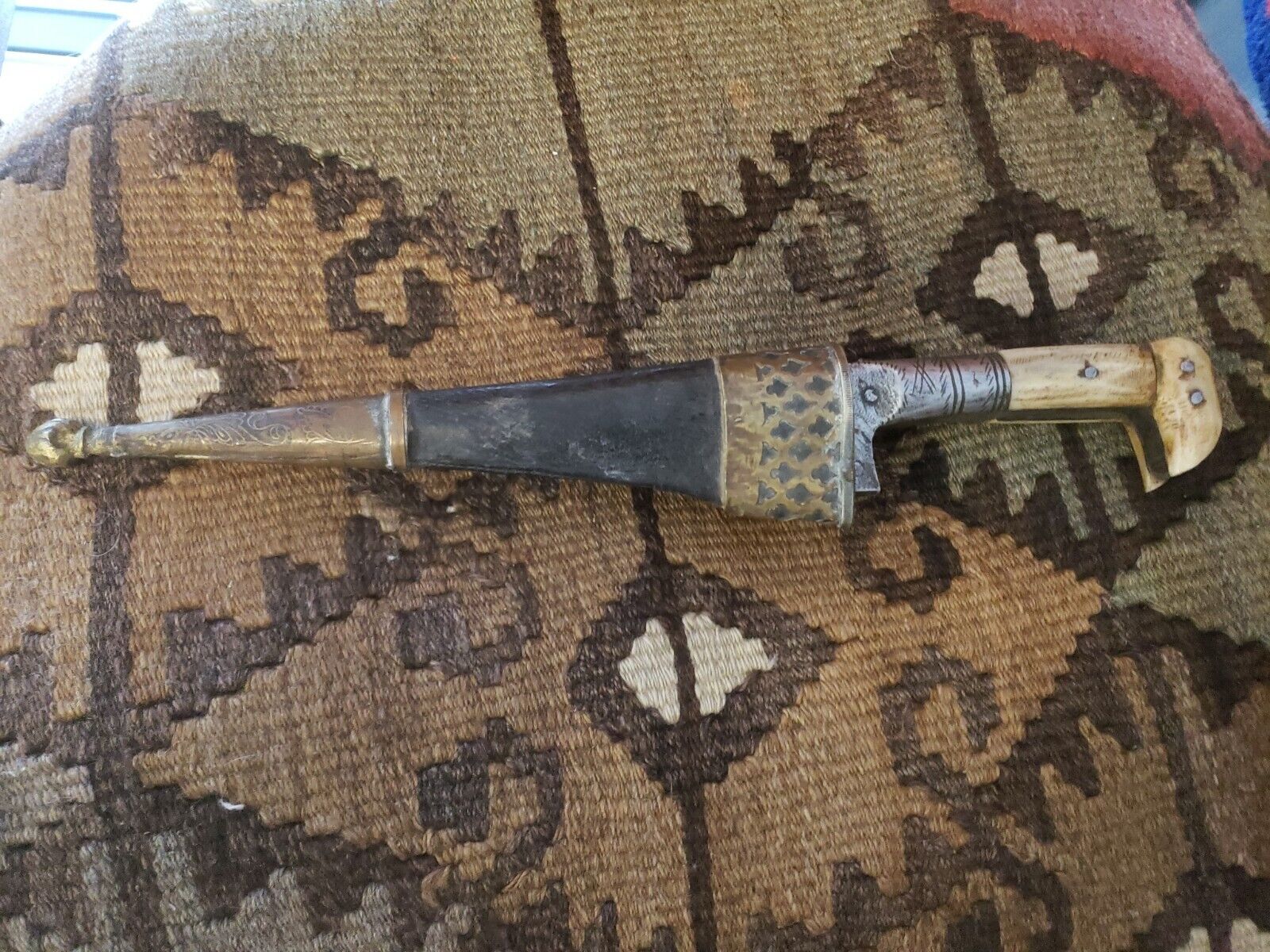 Antique Khyber Knife Islamic karud dagger Dolch Pesh kabz Afghanistan