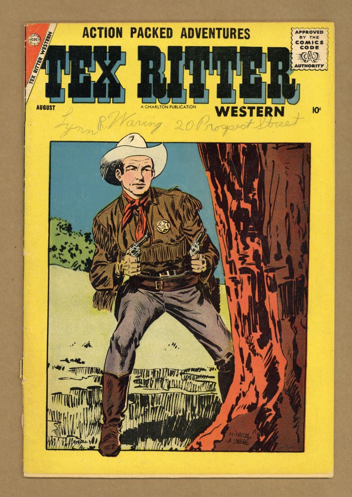 Tex Ritter Western #42 GD 2.0 1958 Low Grade