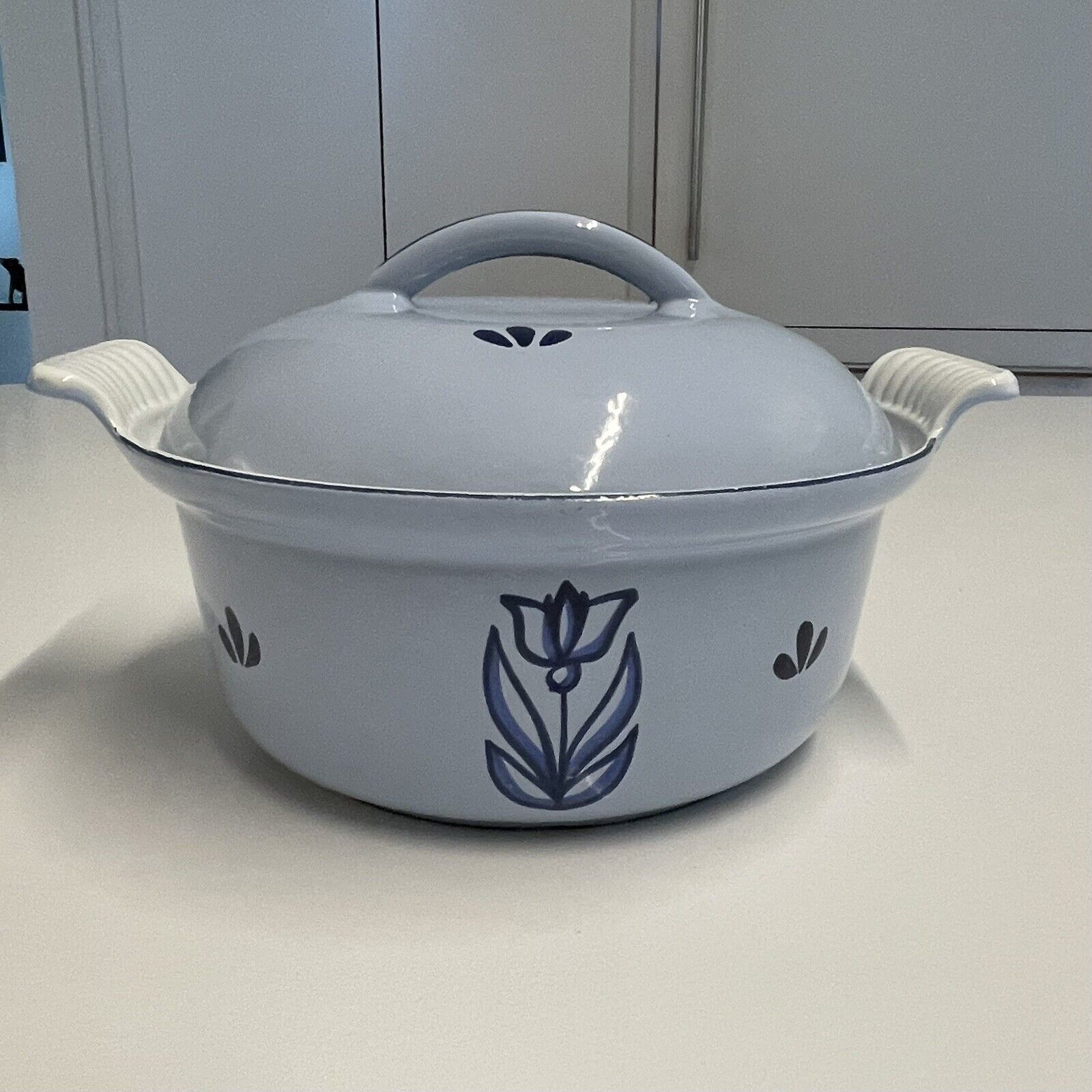 Dru Holland 7.25” Dutch Oven Enameled Cast Iron Made In Holland