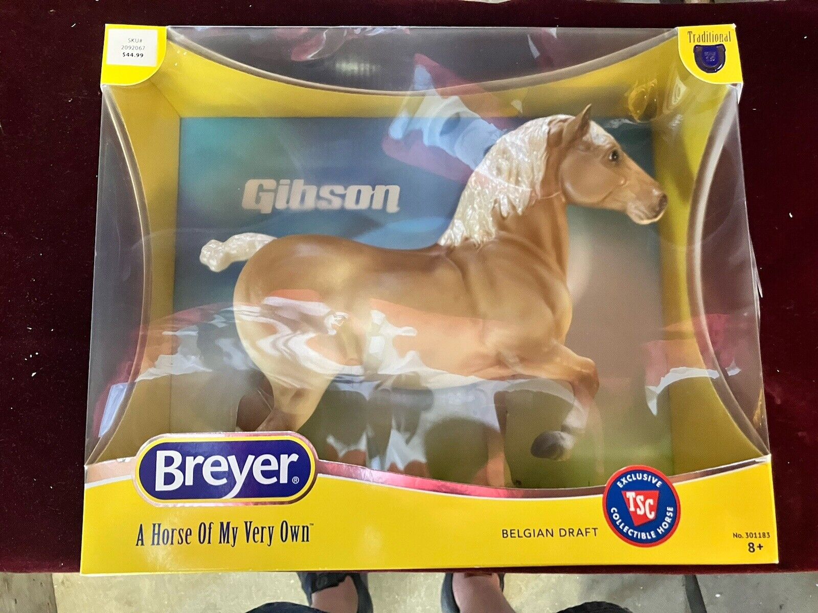 Breyer TSC Exclusive Gibson Belgian Draft Horse Limited Edition 1:9 scale 301183