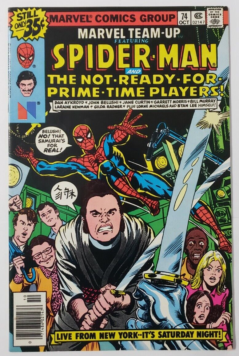 Marvel Team-Up #74 (1978), Single Issue, Spider-Man & SNL Cast, Fine