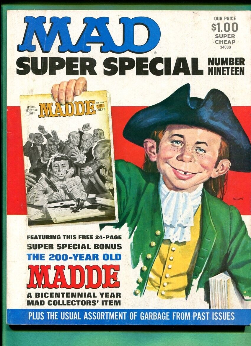 Mad Super Special #19 Bicentennial 200 Year Old Madde Insert EC Magazine 1976