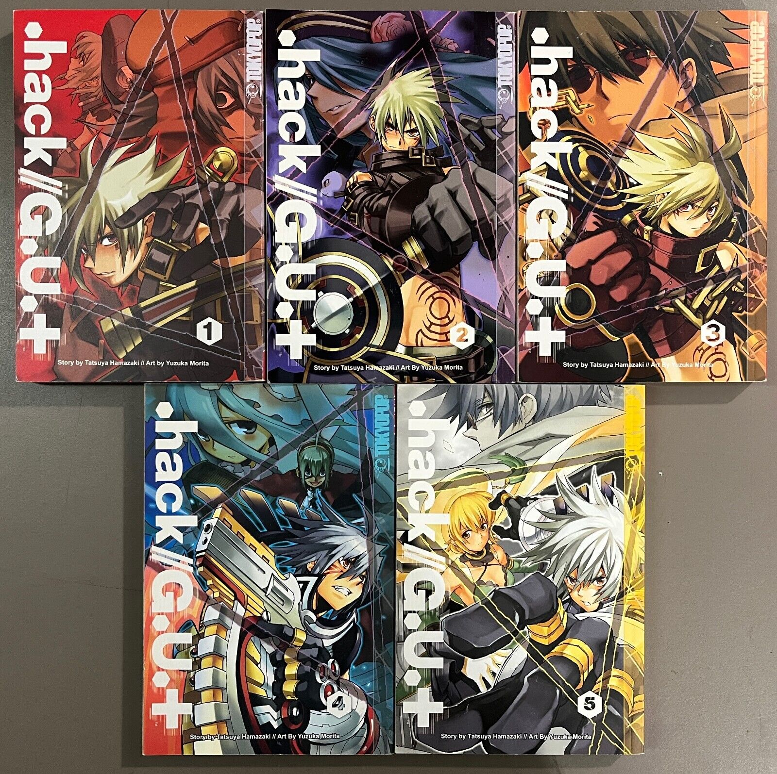 .hack GU Manga Series 1-5 Complete