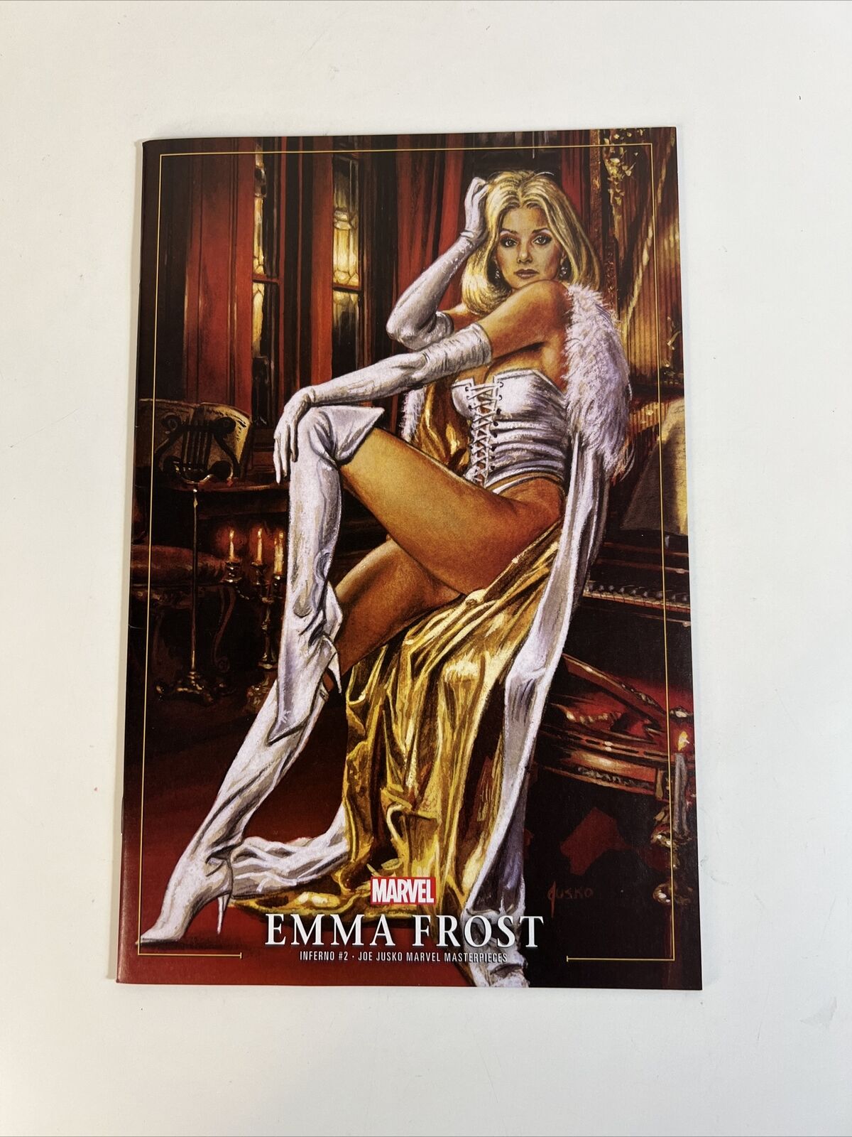 Marvel Inferno Comic #2 White Queen Emma Frost) Marvel Masterpieces Variant