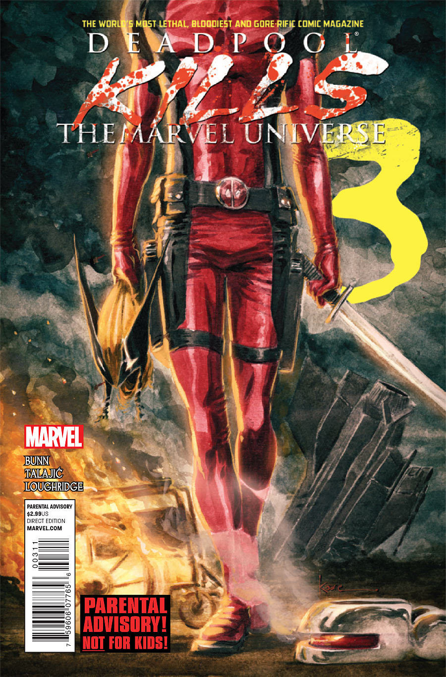 Deadpool Kills The Marvel Universe #3 1st Printing RARE