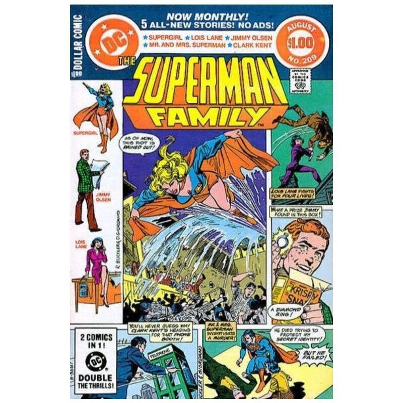 Superman Family #209 in Very Fine minus condition. DC comics [m@