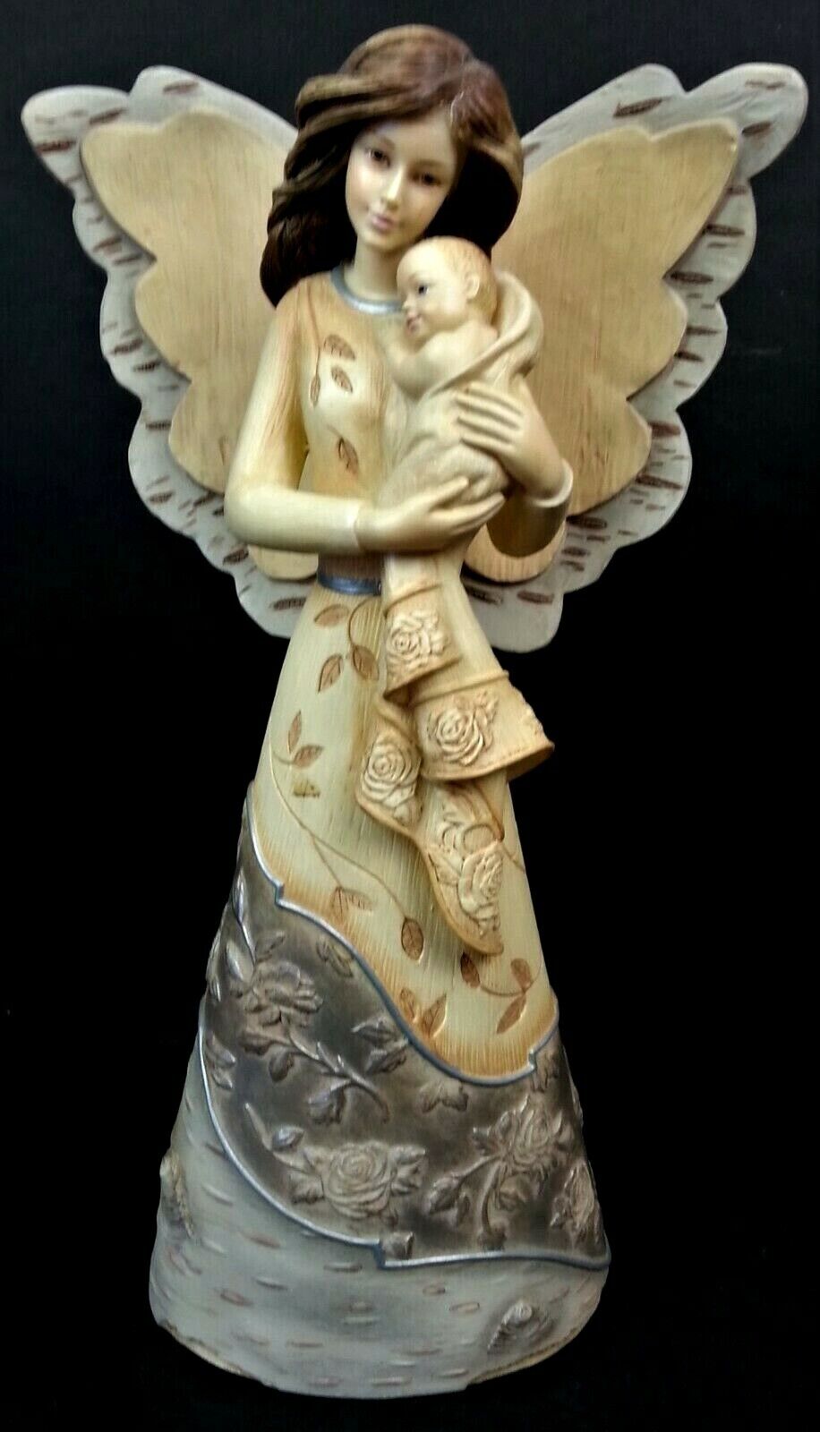 A Mothers Love Elements Figurine 82005 Barbara McDonald MISSING HALO Angel Baby