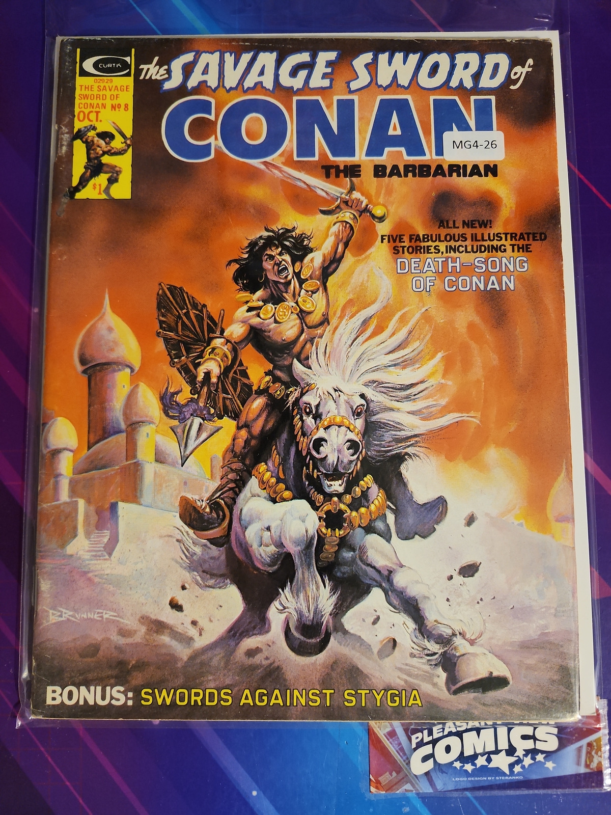 SAVAGE SWORD OF CONAN #8 VOL. 1 7.0 CURTIS COMIC INC COMIC BOOK MG4-26