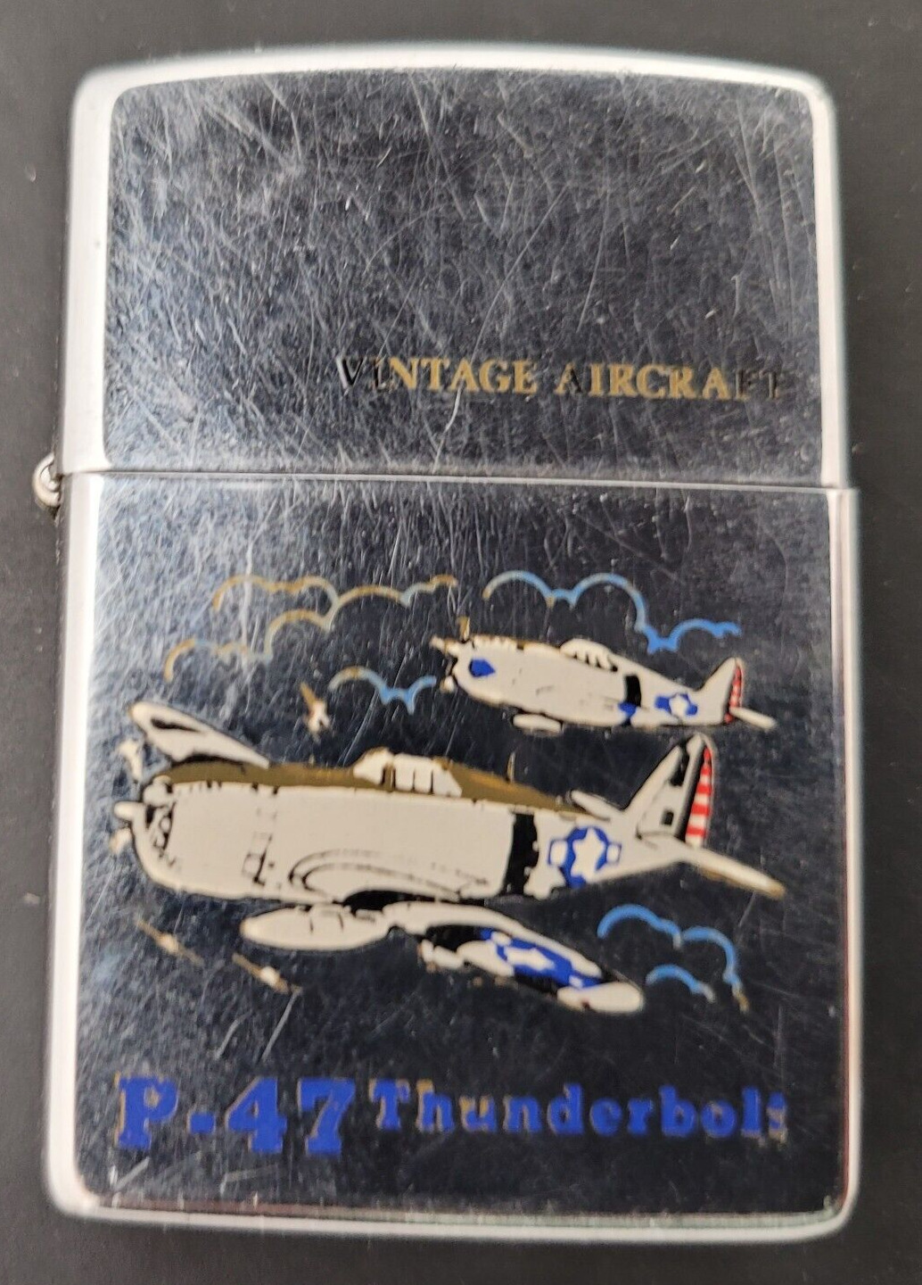 Military Aircraft P-47 Thunderbolt WWII Series Vintage Zippo Lighter