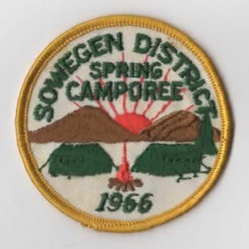 1966 Sowegen District Spring Camporee GLD Bdr. [YA2106]