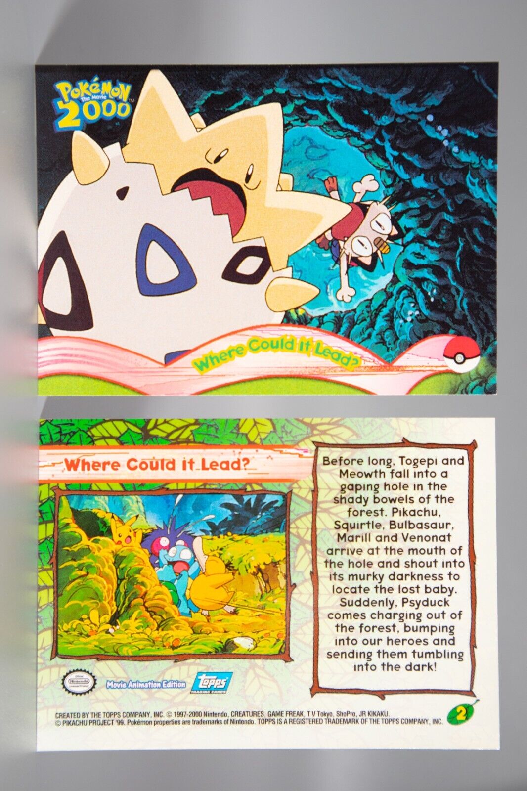 TOPPS - Pokemon the Movie 2000 MINT (pick your card)