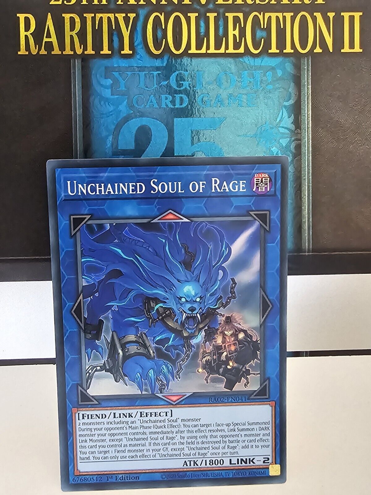 Unchained Soul Of Rage - RA02-EN041- Super- 1st Edition - YuGiOh