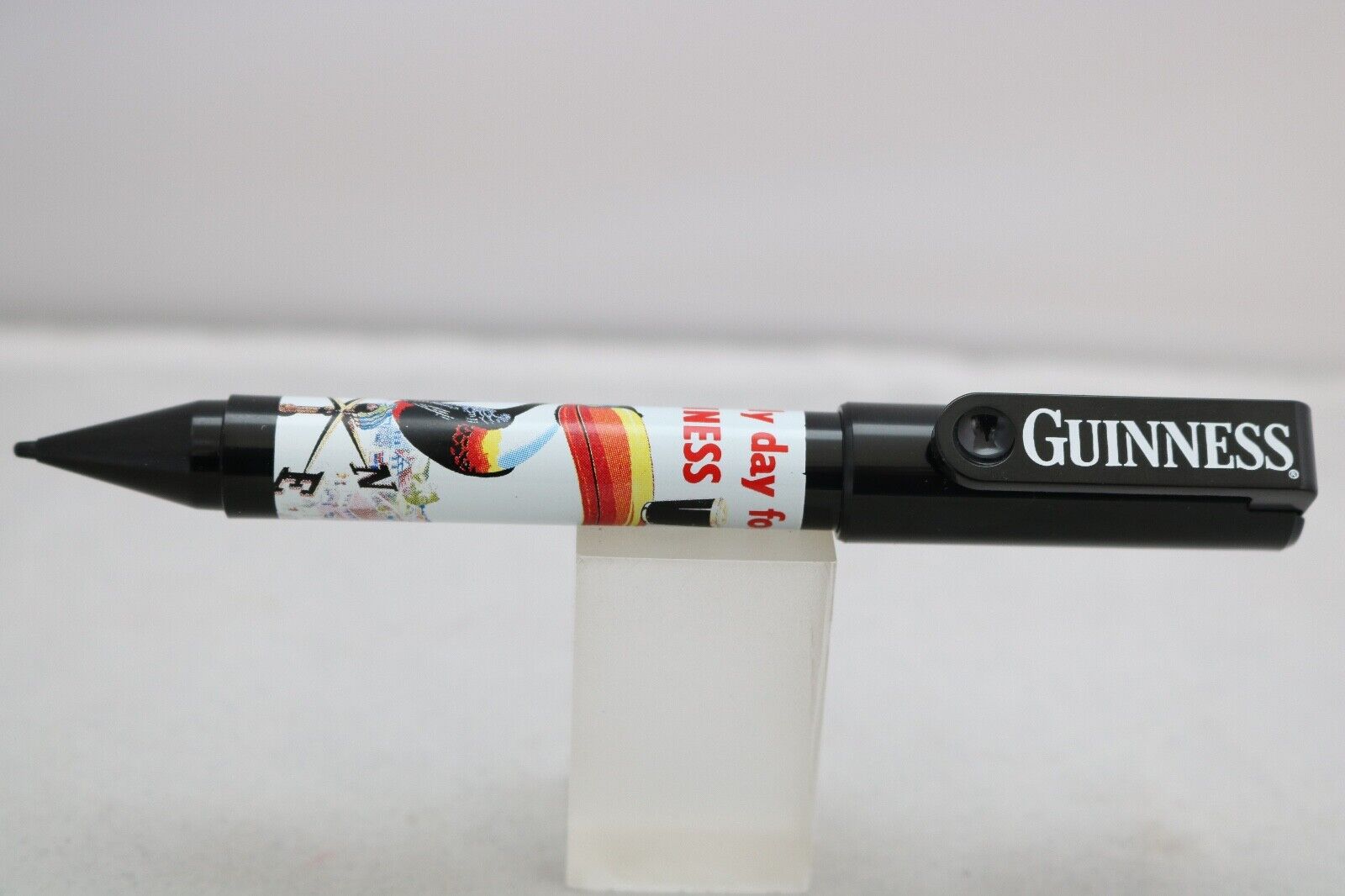 Vintage (c2001) Inoxcrom Guinness Mechanical Pencil, 6 Designs, UK Seller