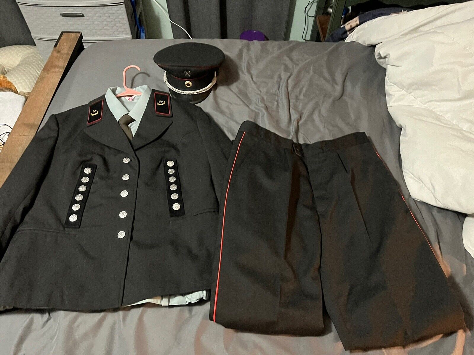 East German Dress Mining Rare (Military?) Uniform Visor Cap
