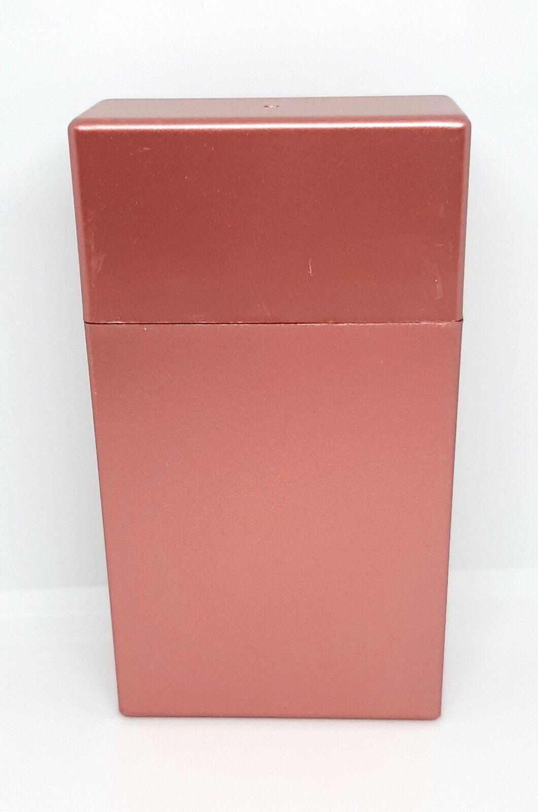 Fujima Red Flip Top Open Plastic 100s Size Plastic Cigarette Case 