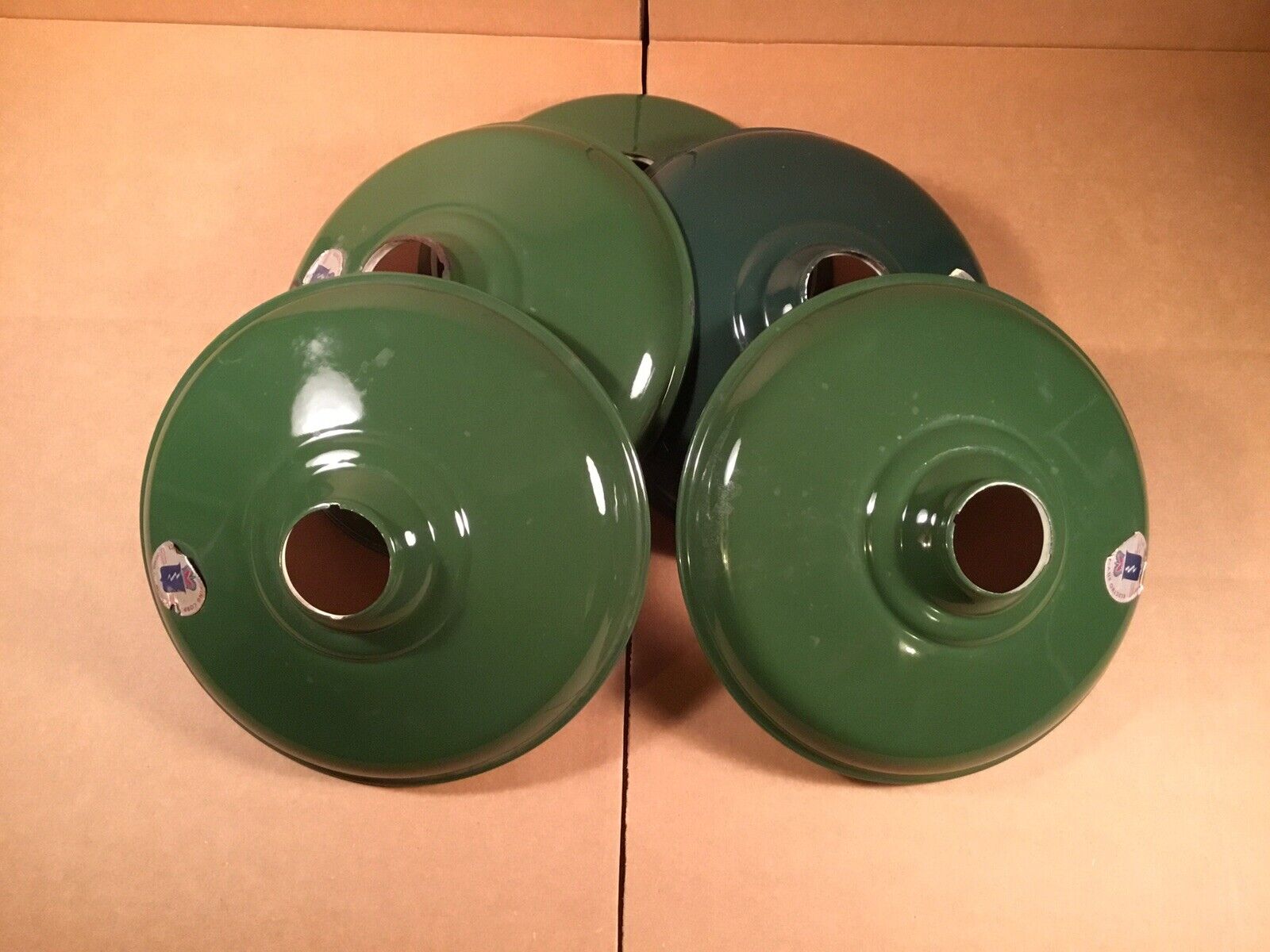 (3) Silva King Green Porcelain Enamel 10\