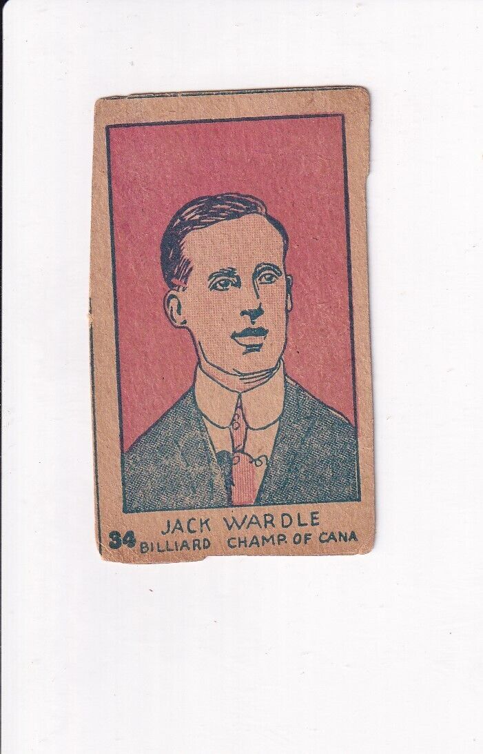 1925-27 W512 FAMOUS PEOPLE STRIP CARDS #34 JACK WARDLE