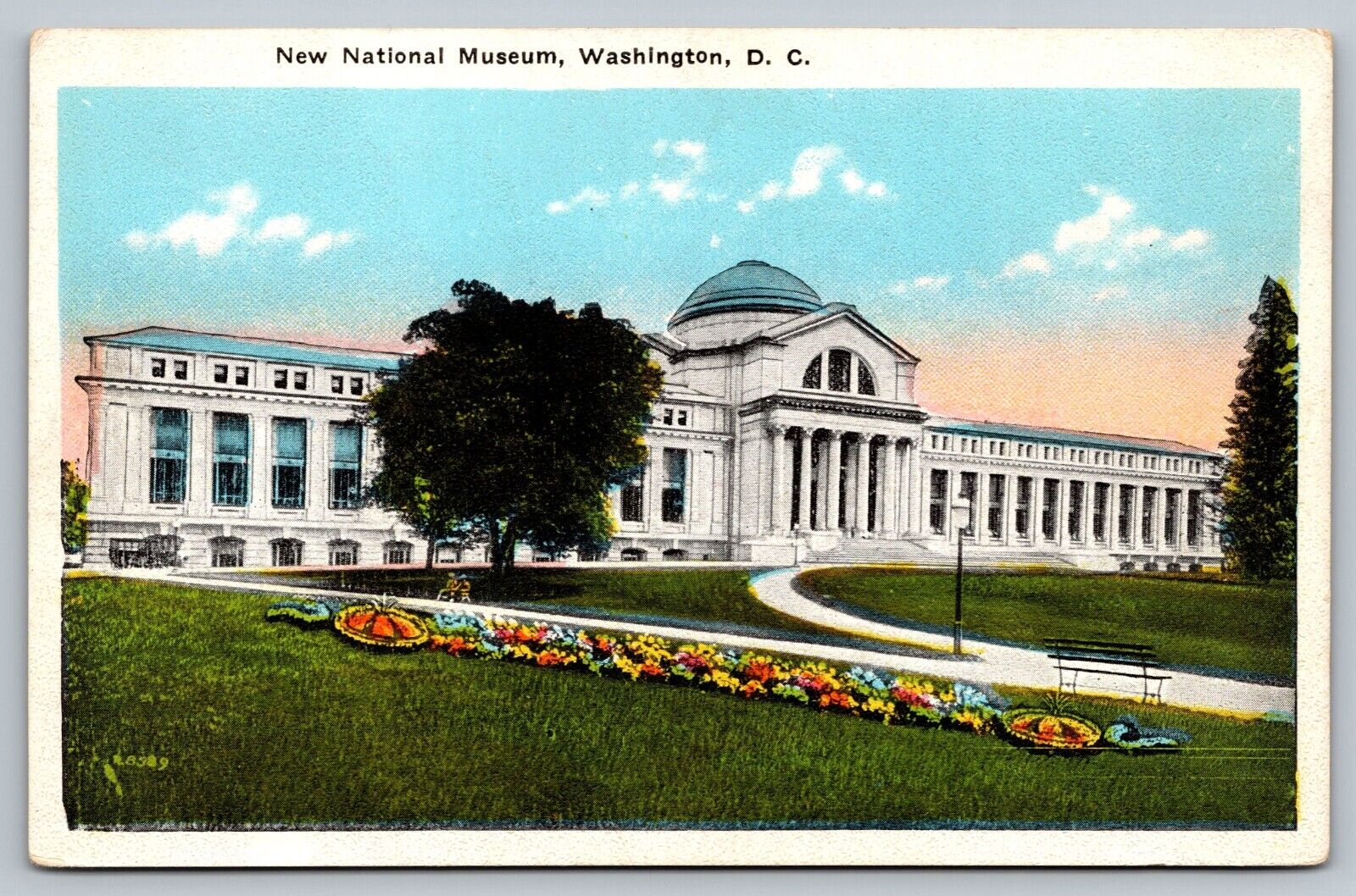 Postcard New National Museum Washington DC USA North America