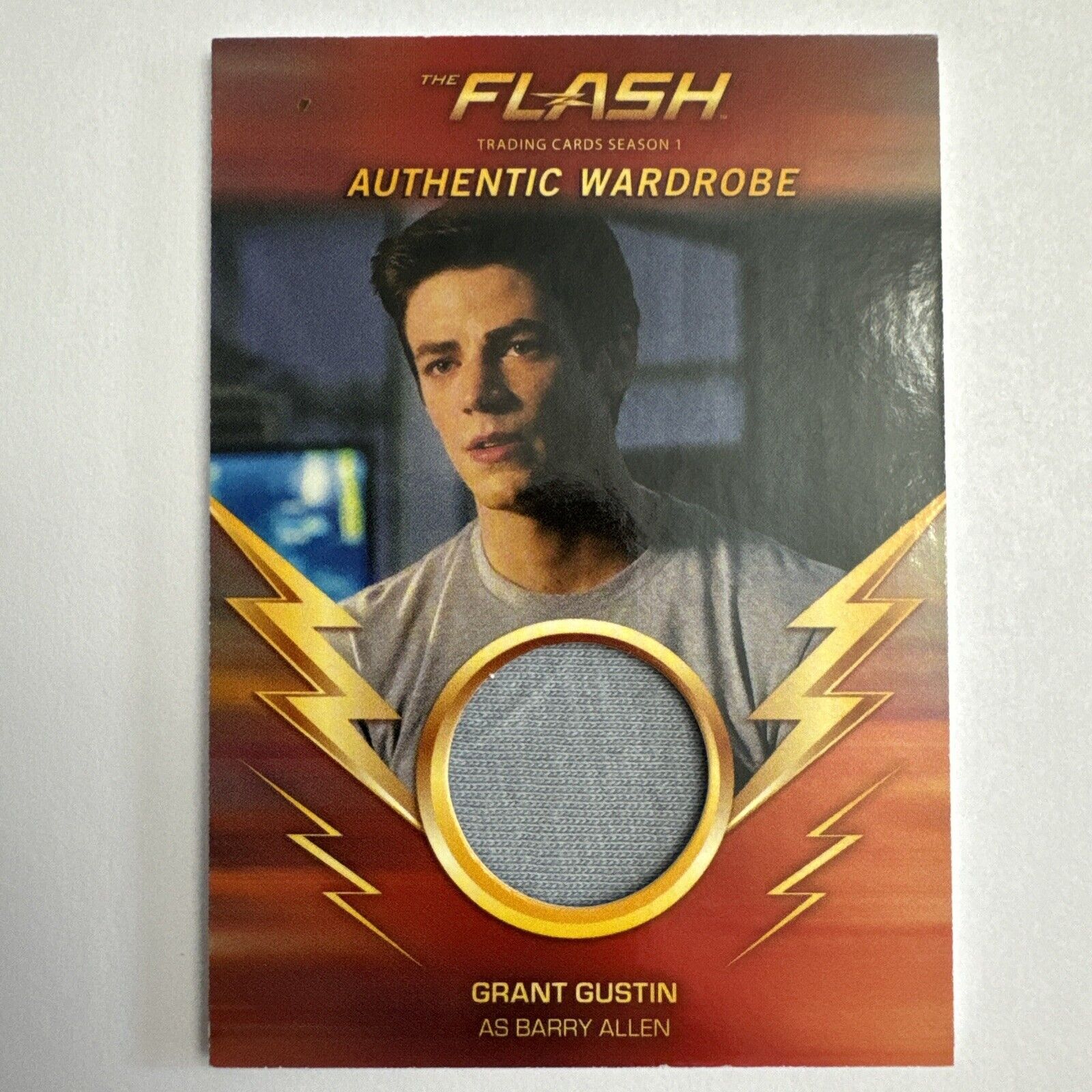 The Flash Season 1 Grant Gustin As Barry Allen Wardrobe Costume Card M11