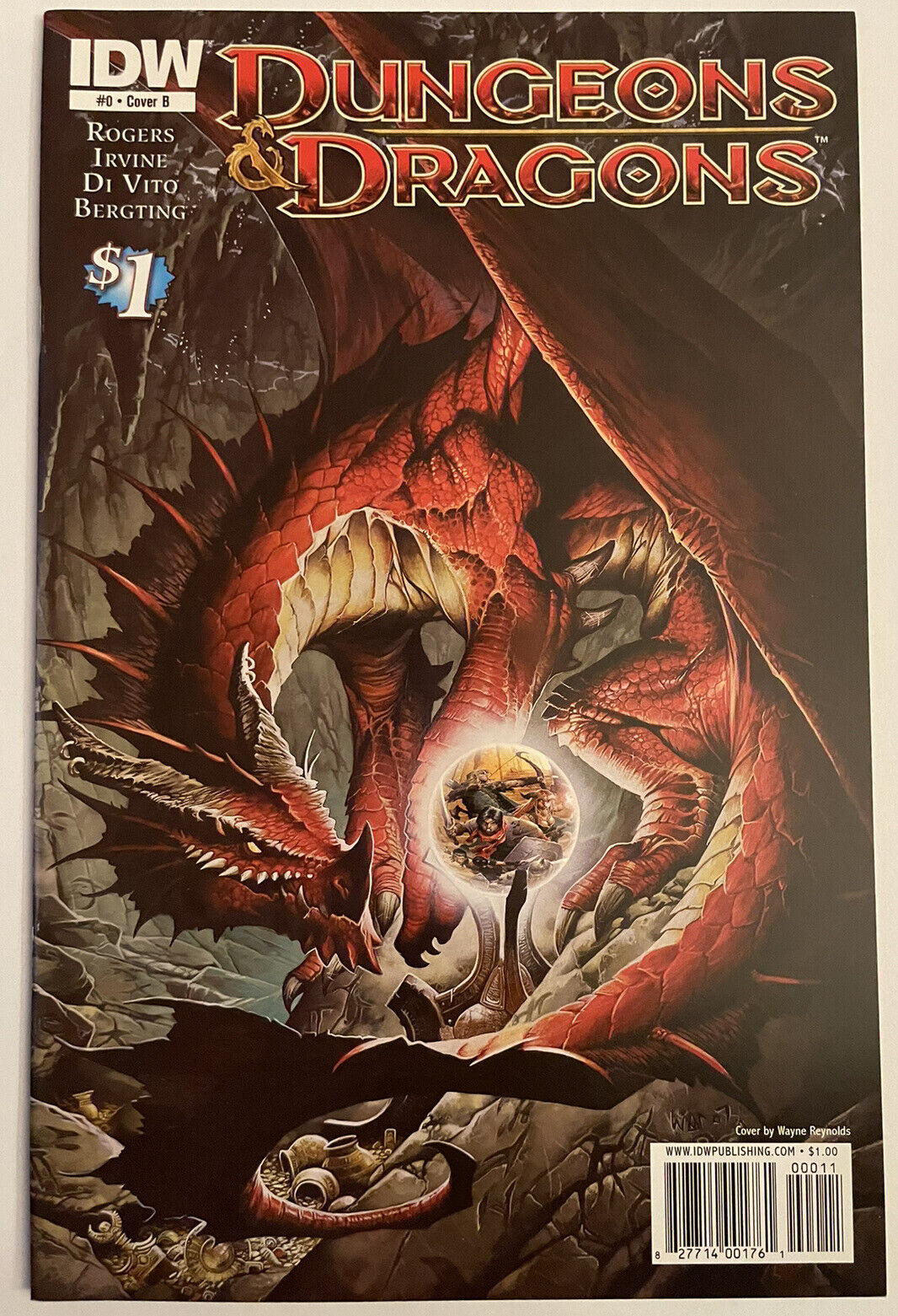 Dungeons & Dragons #0 Wayne Reynolds Variant Cover John Rogers (2010 IDW)