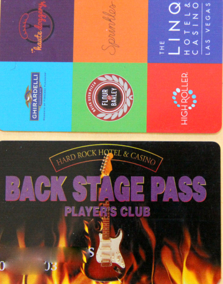 THE LINQ & HARD ROCK HOTEL PLAYERS REWARDS CARDS