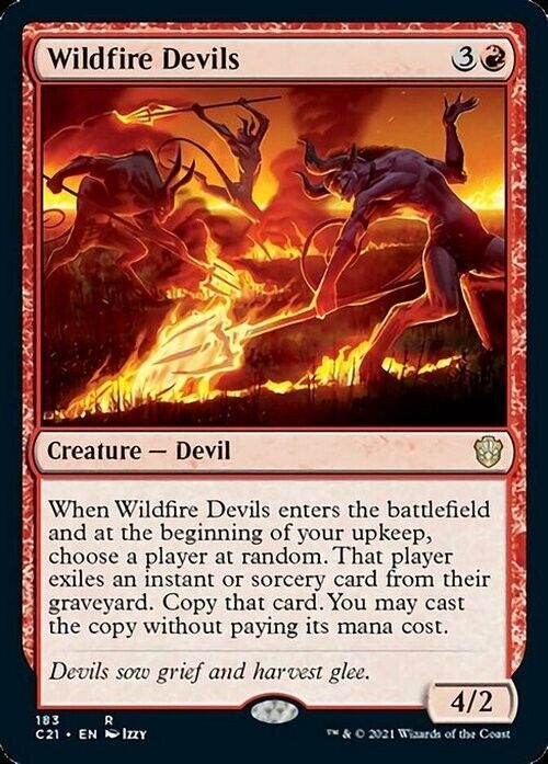 Wildfire Devils ~ Commander: Strixhaven [ NearMint ] [ Magic MTG ]