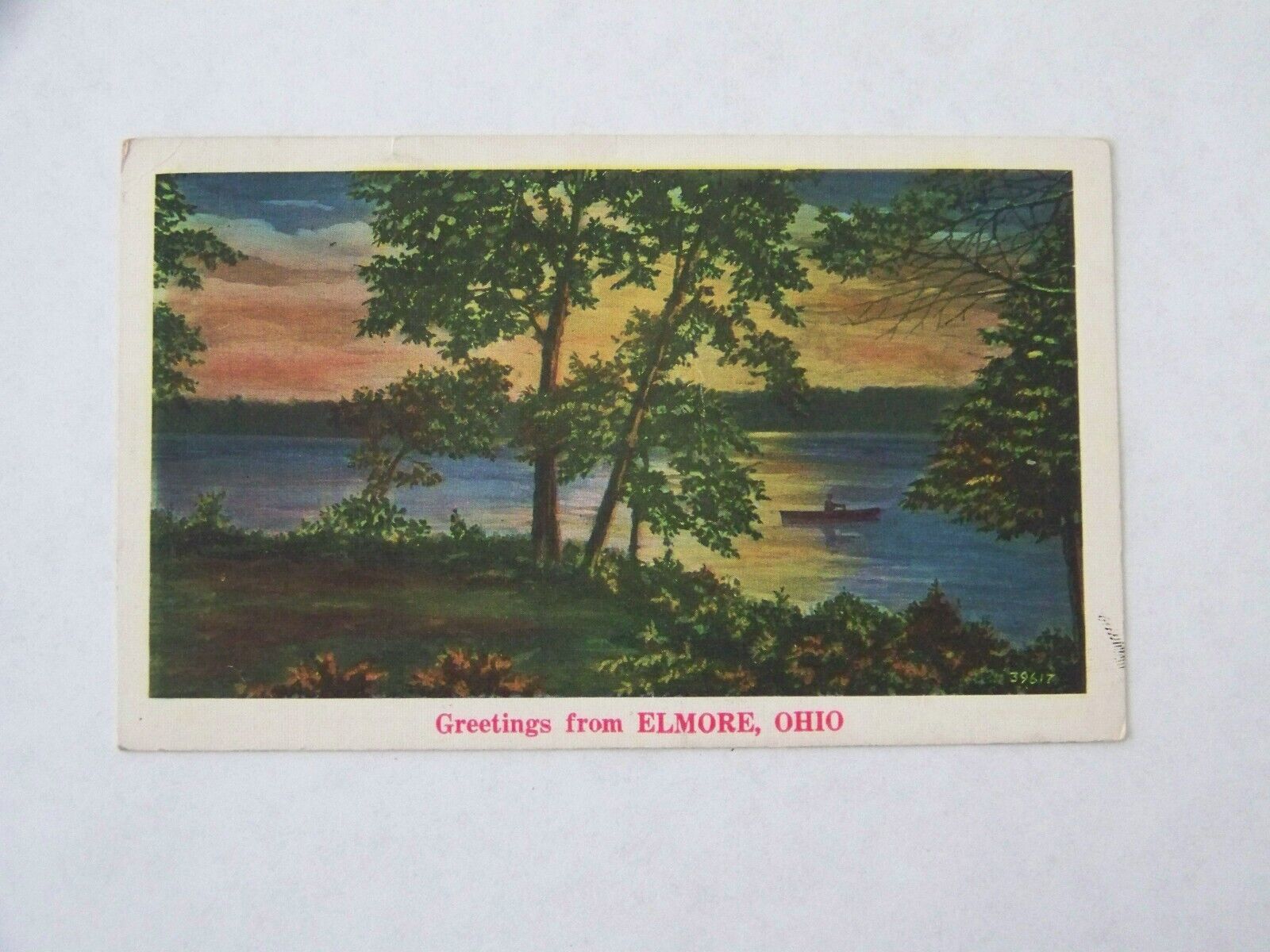 Elsmore Ohio OH Greetings 1937