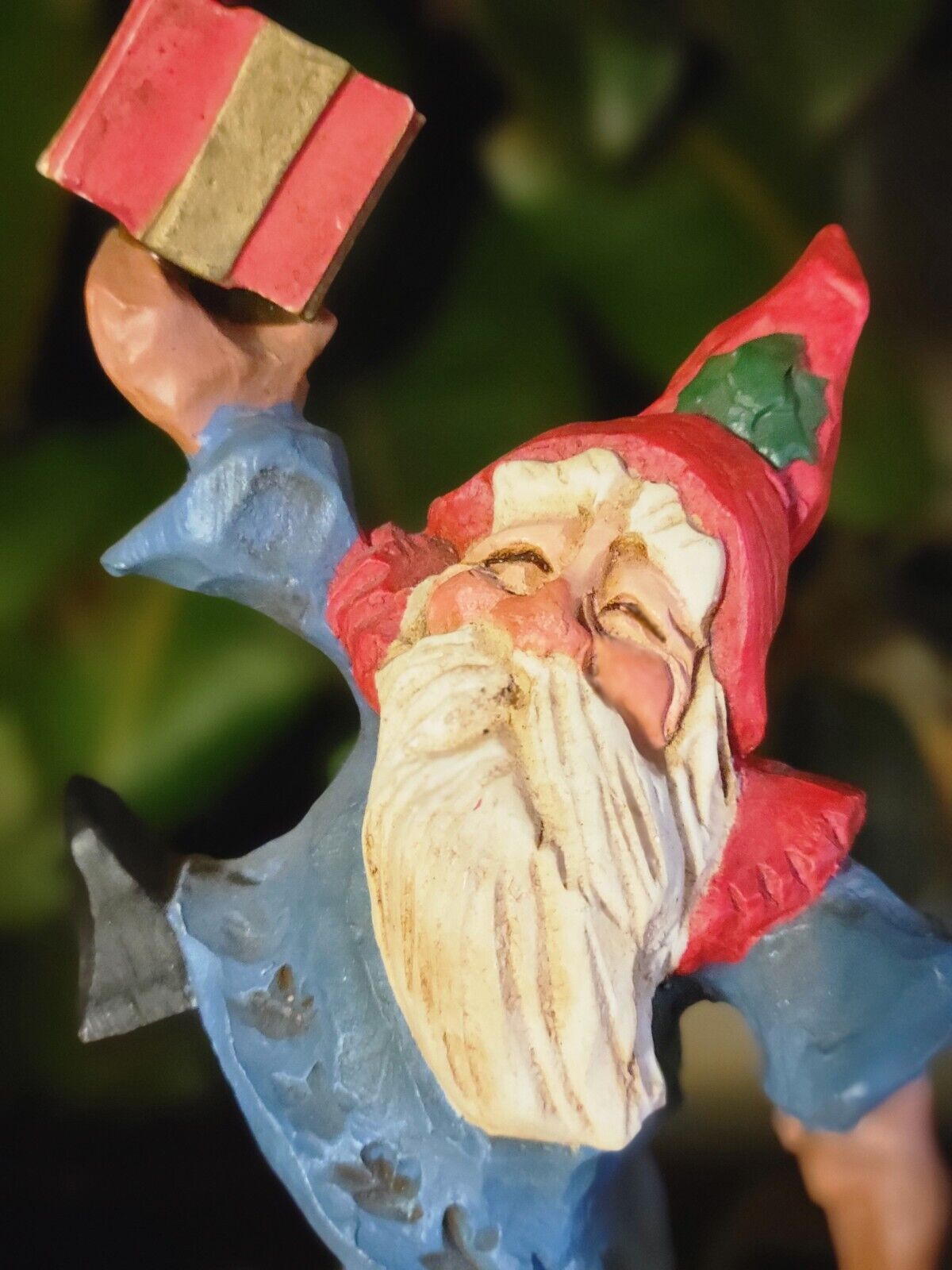 Santa on Chimney Figurine David Frykman Collection OH THE JOY DF1020 VTG 1994