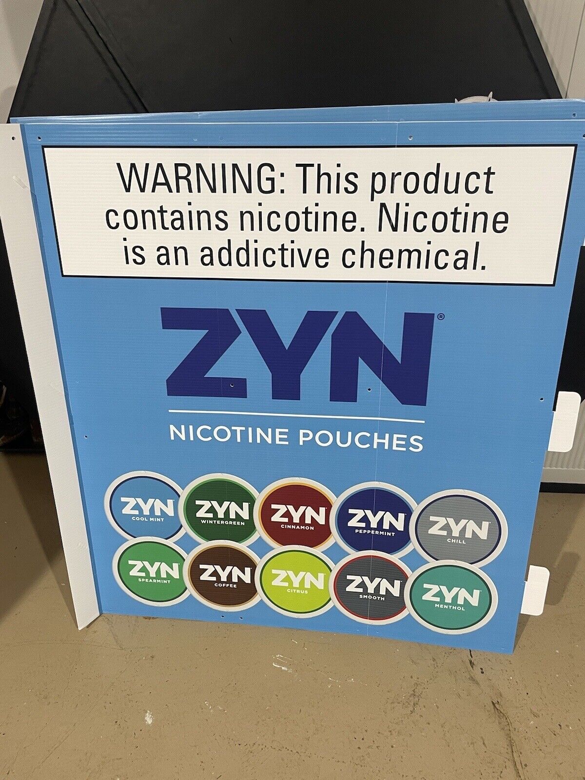 Zyn Poster Sign