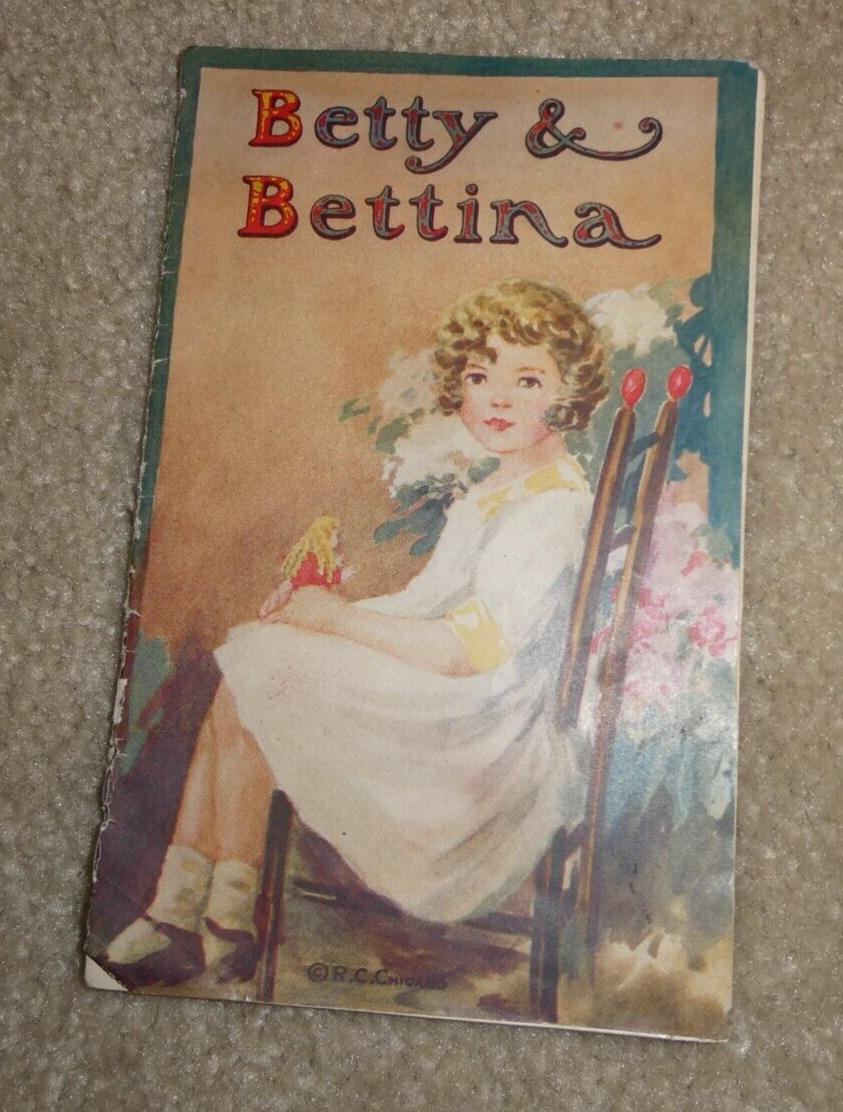 Vintage 1910s Childrens Story Booklet - Betty & Bettina