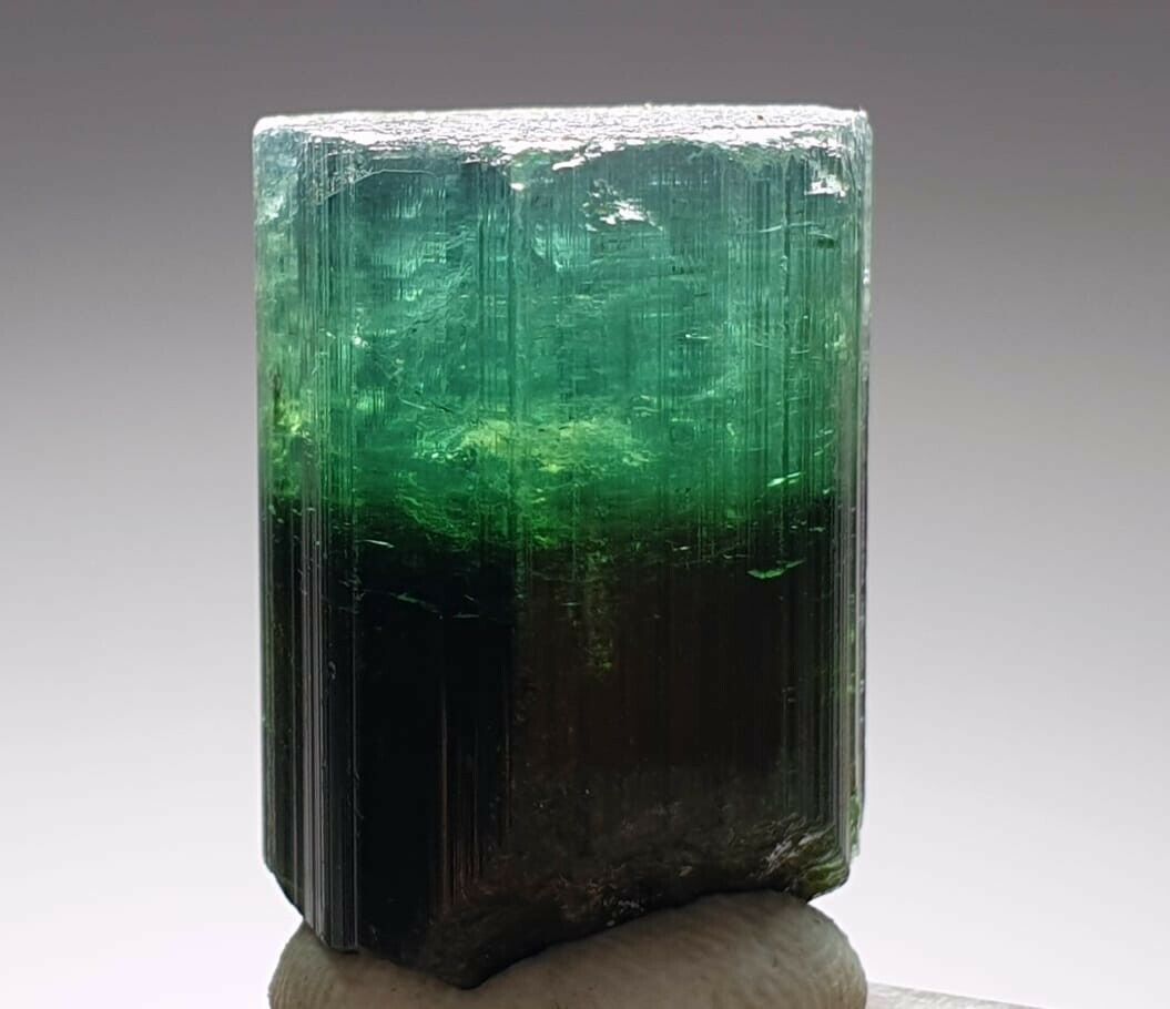 16.7 grams Beautiful Bi Color Tourmaline Crystal Pendent Size