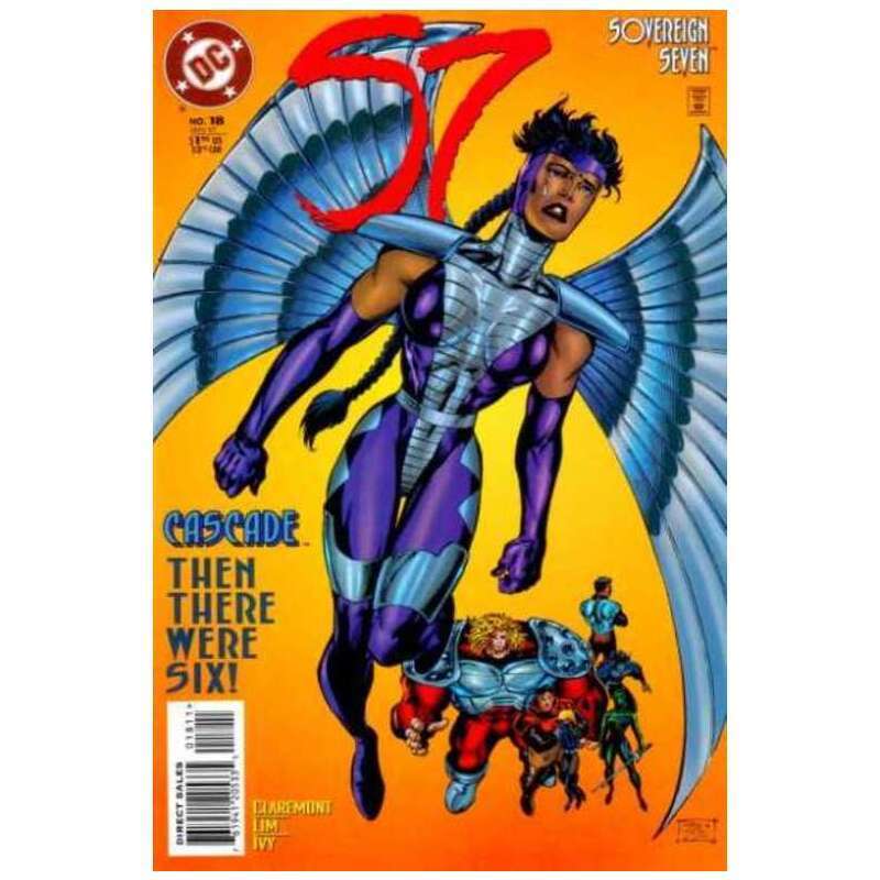 Sovereign Seven #18 in Near Mint minus condition. DC comics [n|